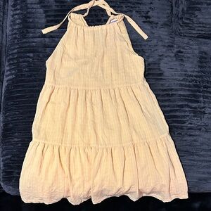 a new day Peach Midi Dress